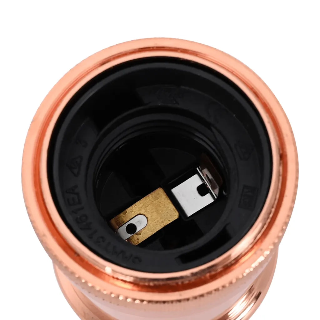 Portalampada 2 pz Oro Rosa E27 4106541