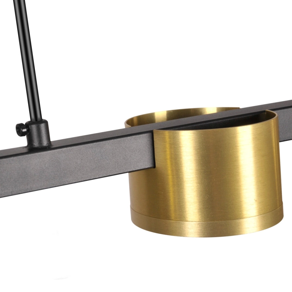 Lampada sospensione MIRELLA 4 spot oro/nero GX53 Polux