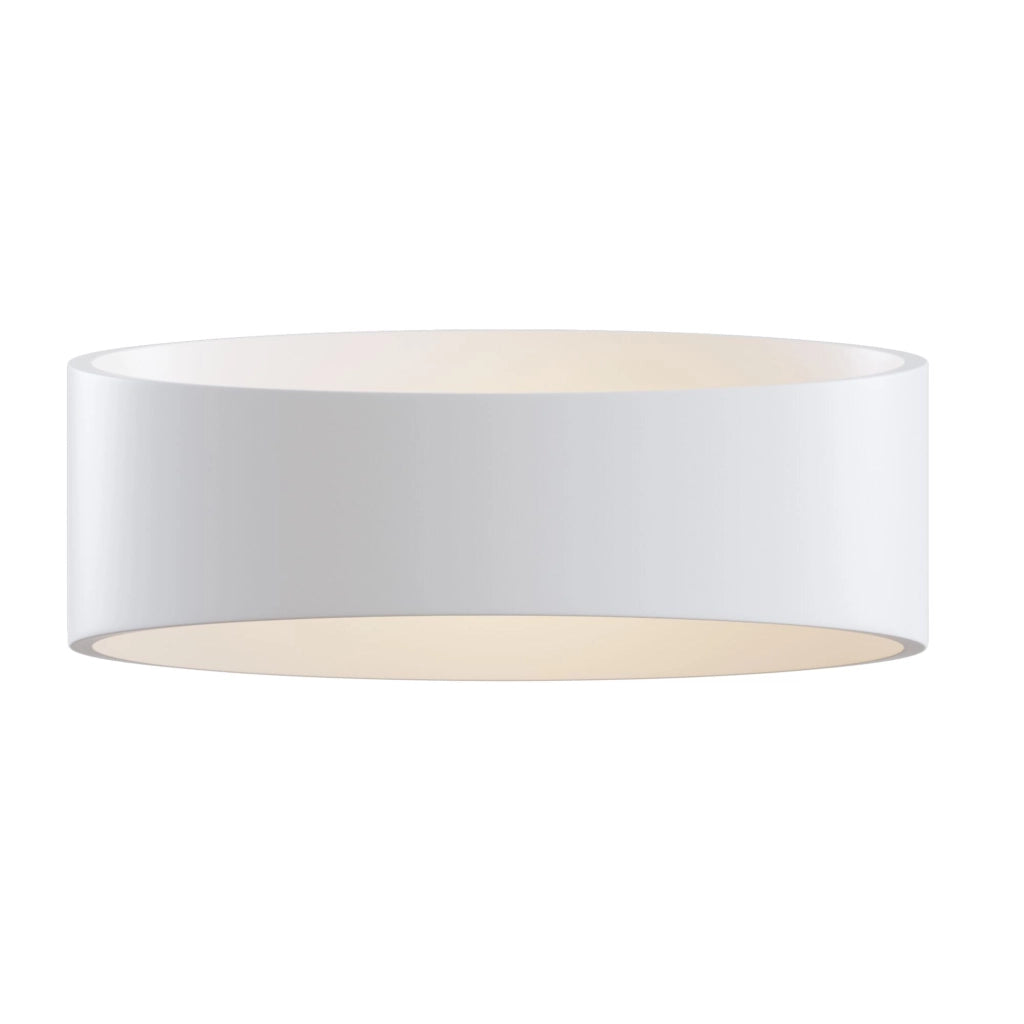 Lampada da parete Ceiling & Wall in Metallo Trame Bianco