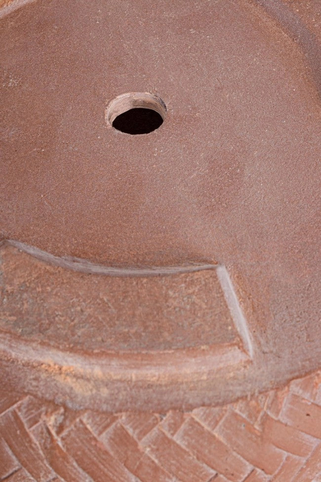 Set 4 Vasi a Cilindro Tressage Terracotta