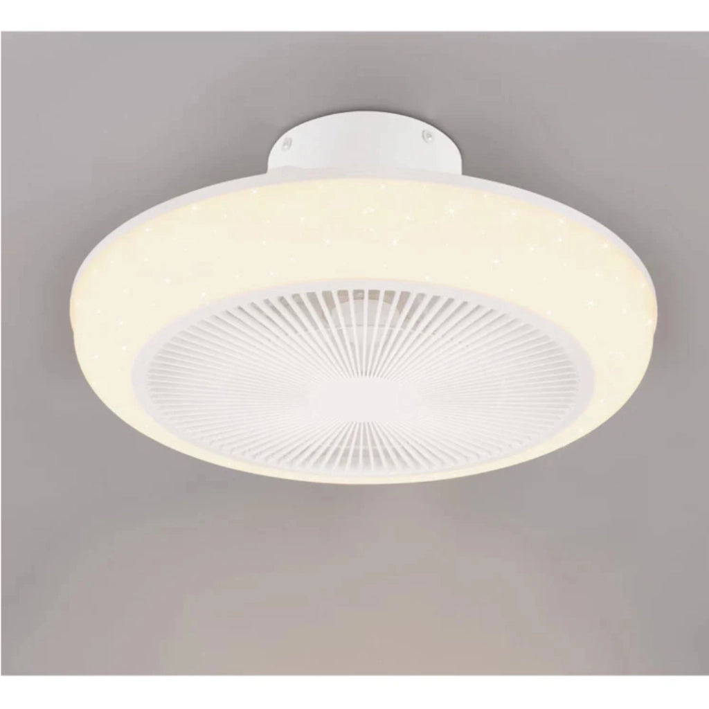 VENTILATORE PLAFONIERA MJOLBY D.46CM 30W 3-6500K.