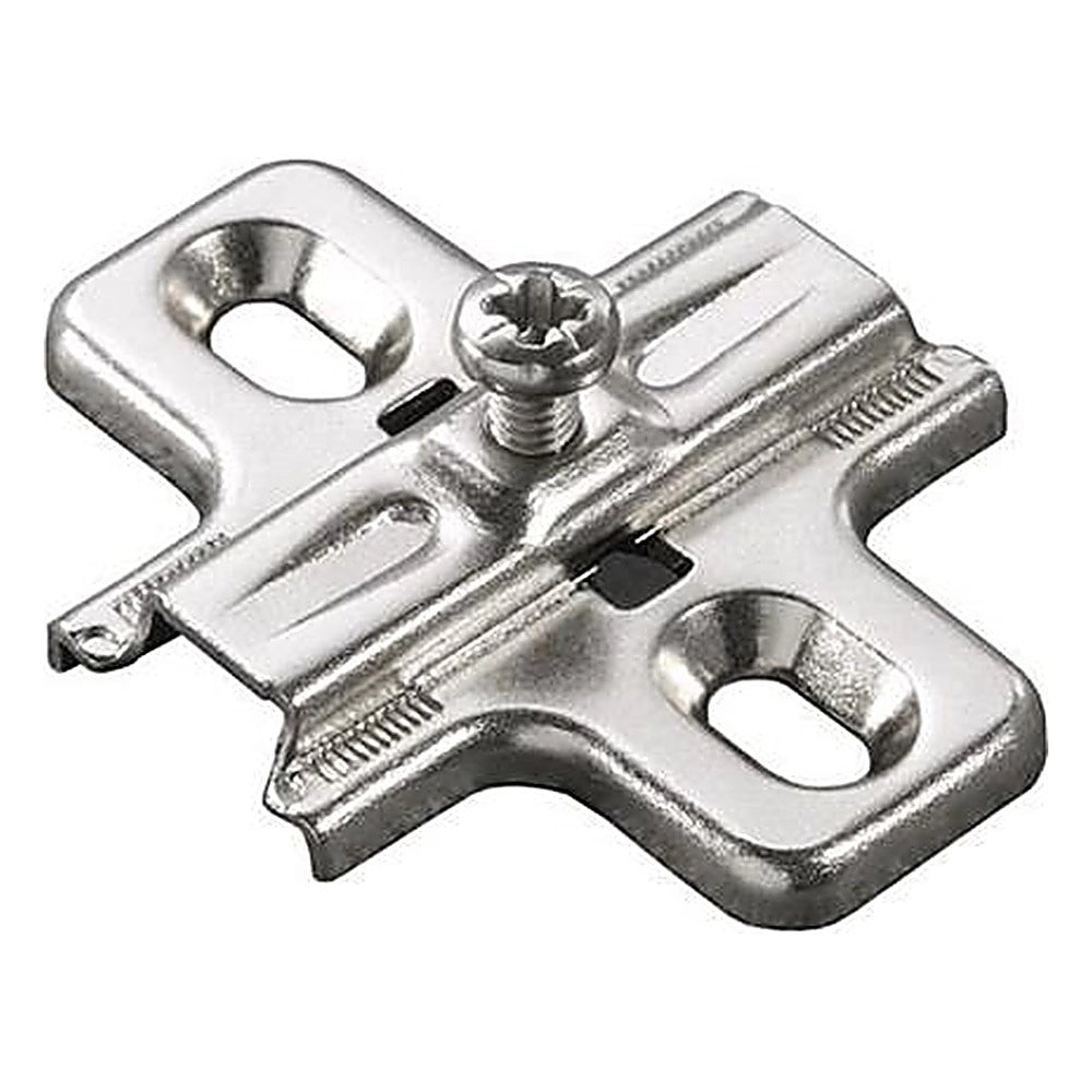Basetta fissa a croce per cerniere salice *** formato 3 mm, confezione 1