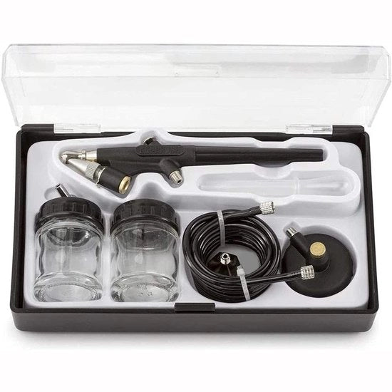 Kit di Avviamento per Pennello d'Aria - Sifone - 0,8mm - Adatto per Hobbyisti - Ideale per Principianti