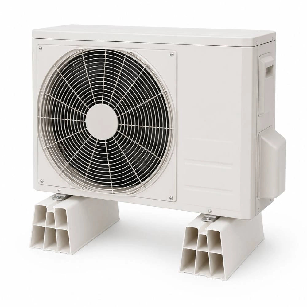 Base di supporto a pavimento in pvc h80 per unità esterne hvac