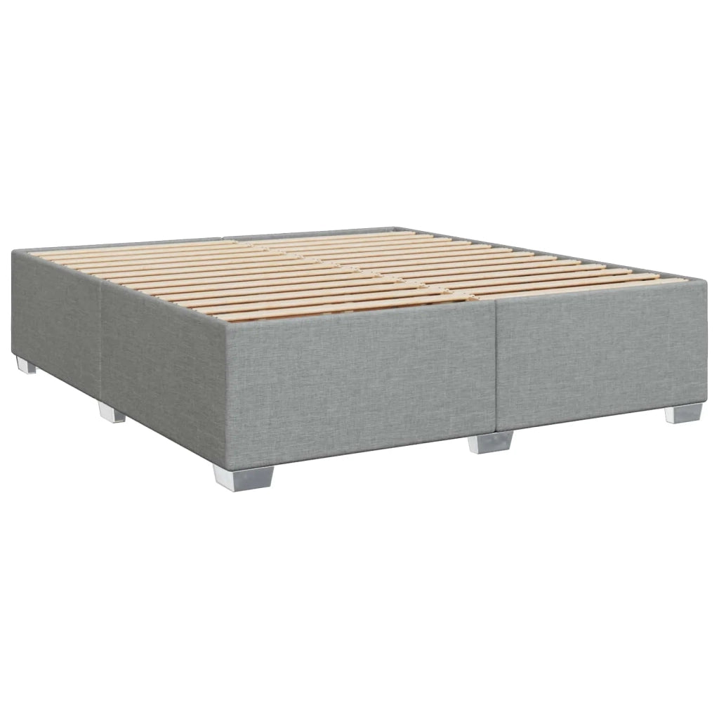 Letto box spring con materasso Grigio Chiaro 180 x 200 cm 3450537