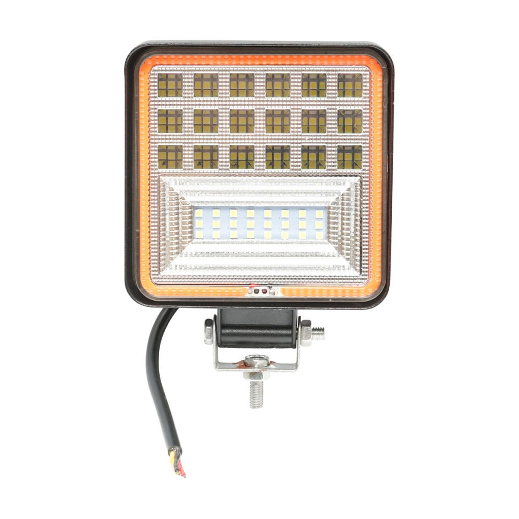 Proiettore quadrato LED-SMD, 10-30V, 126W, 106x134x30mm, Breckner Germany