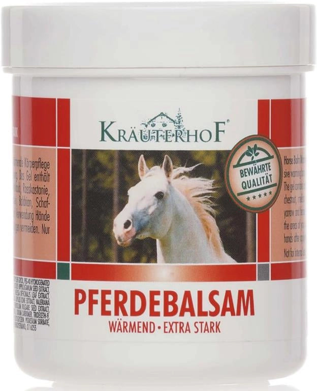 Balsamo Gel Riscaldante per Dolori Muscolari Cavallo Rosso 100 ml Krauterhof