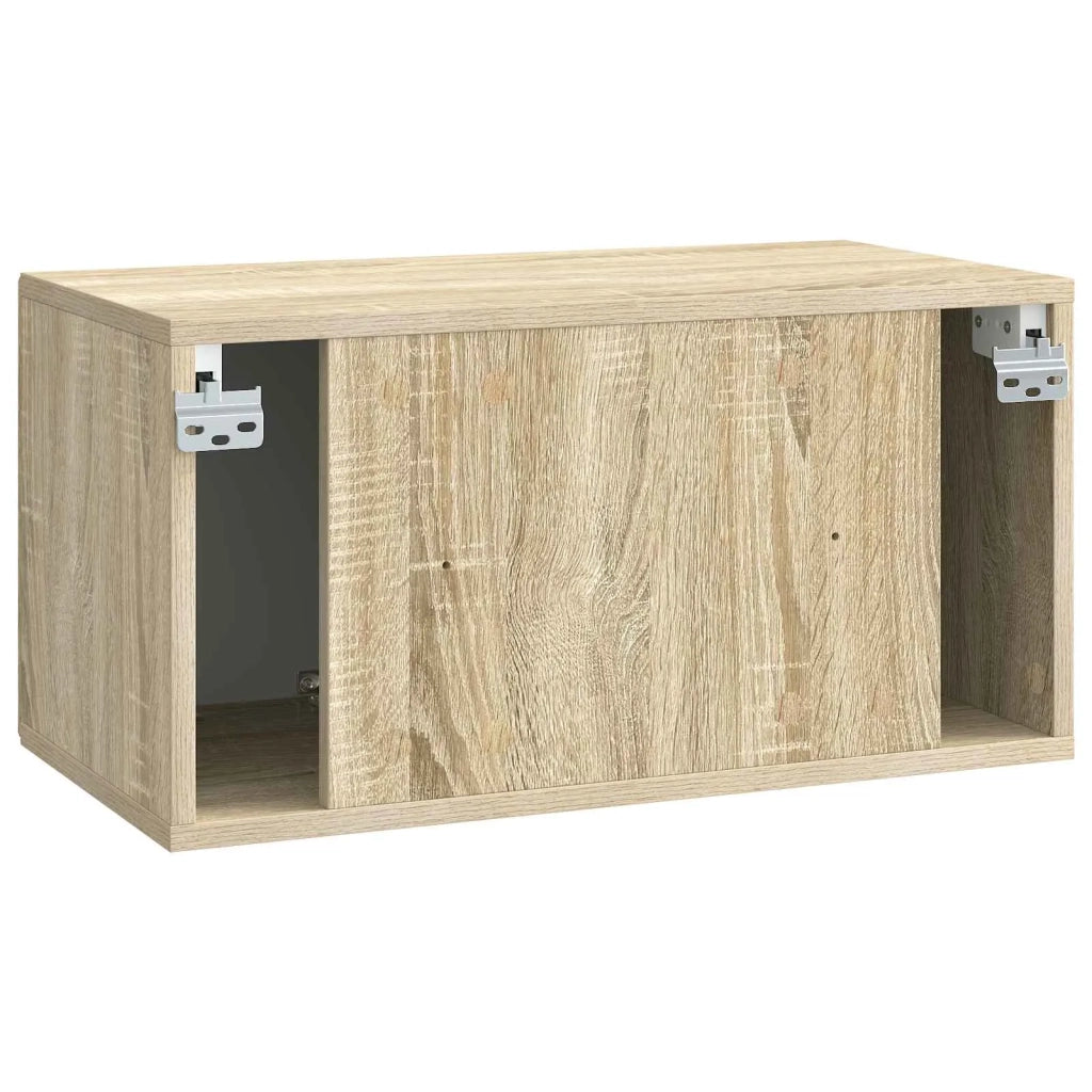 Mobile TV da Muro | Armadietto TV | Mobile Porta TV Rovere Sonoma 59,5 x 31 x 30 cm