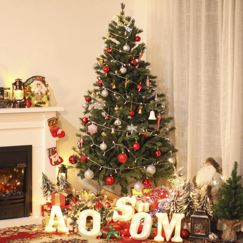 Albero di Natale Artificiale 210 cm 934 Rami  Pino Verde