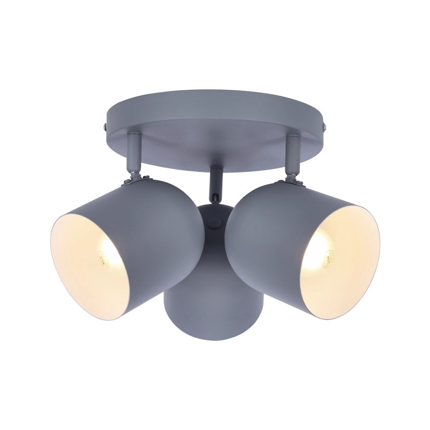 Plafoniera Candellux Azuro 98-63236 grigia 32cm 3xE27