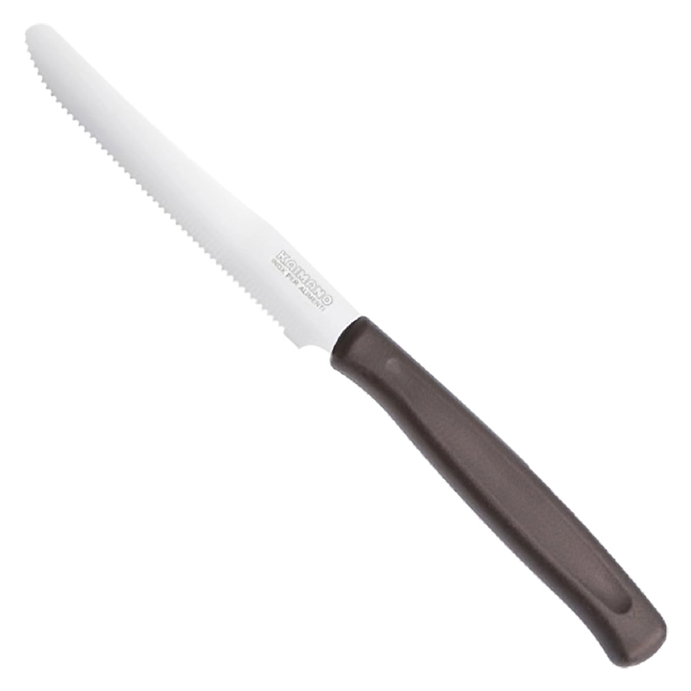 1cf coltello da tavola seghettato manico nero cod:ferx.8020212nlm