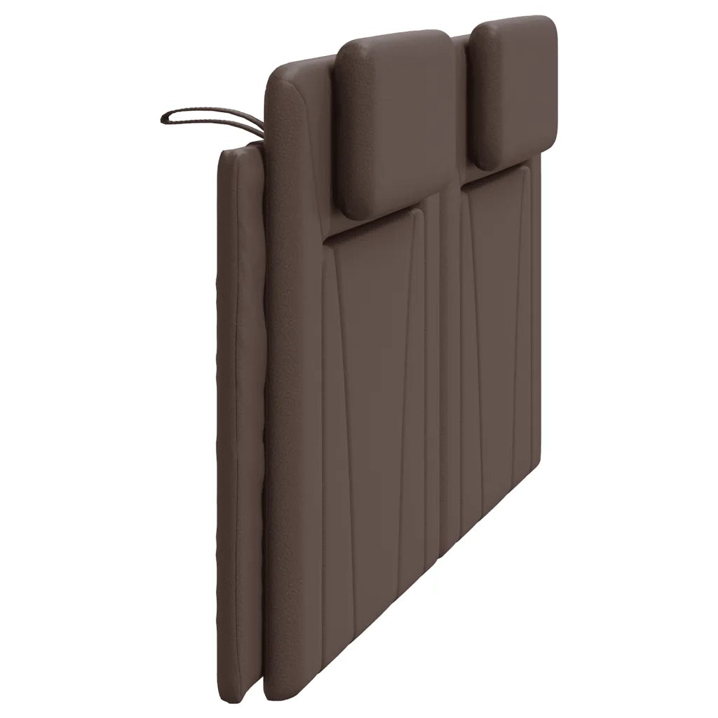 Cuscino Testiera Viana Marrone 180 cm in Similpelle 374806