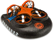 Drone hovercraft 3-in-1 con telecomando - drone giocattolo multifunzionale