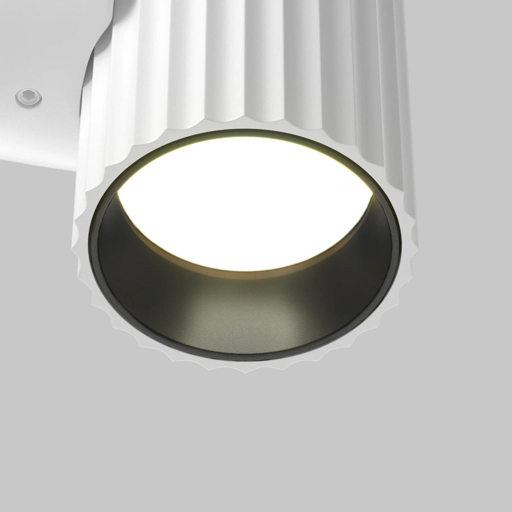 Maytoni applique design Calipso 1 luce GU10 bianco alluminio