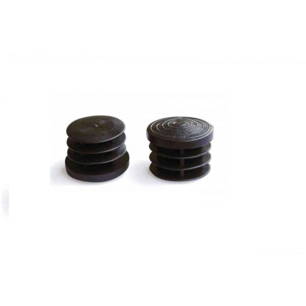 Tappo alettato rotondo plastica sedie 4 pz +misure puntali gommino interno nero 16 MM