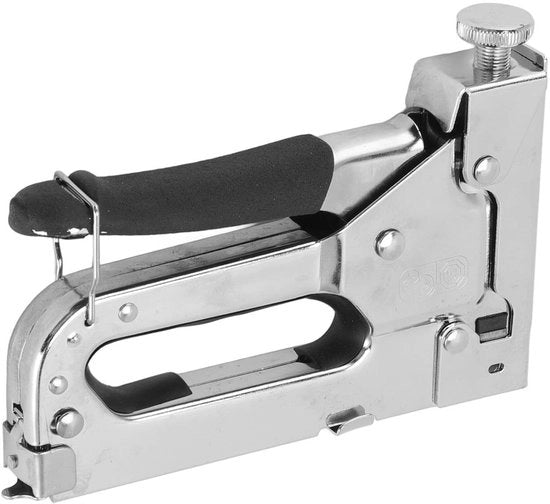 Pistolo a Mano per Viti - Adatto per Viti da 4 a 14 mm - per Mobili e Pelli - Dimensioni 16 x 11 x 2,5 cm - Peso 572 g