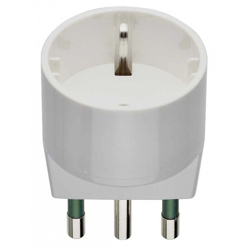 00303.B Adattatore Semplice Sicury S17 + P30 Bianco
