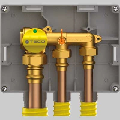 COLLETTORE GAS MONO INTERC ETTAZIONE DUE VIE K 2.3  TC 1 TC 3/4 DN20     TECO