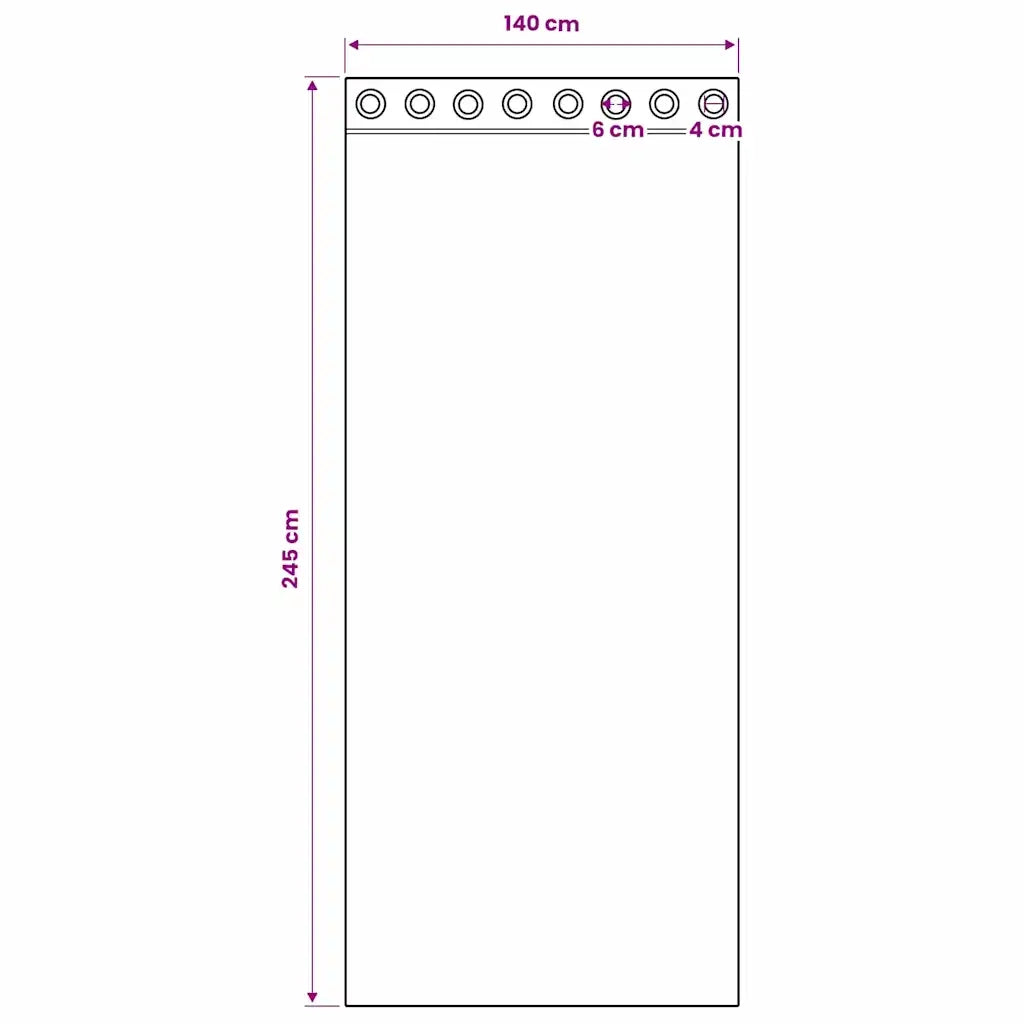 Tende in Velluto 2 pz Grigio Argento 245 x 140 cm Velluto