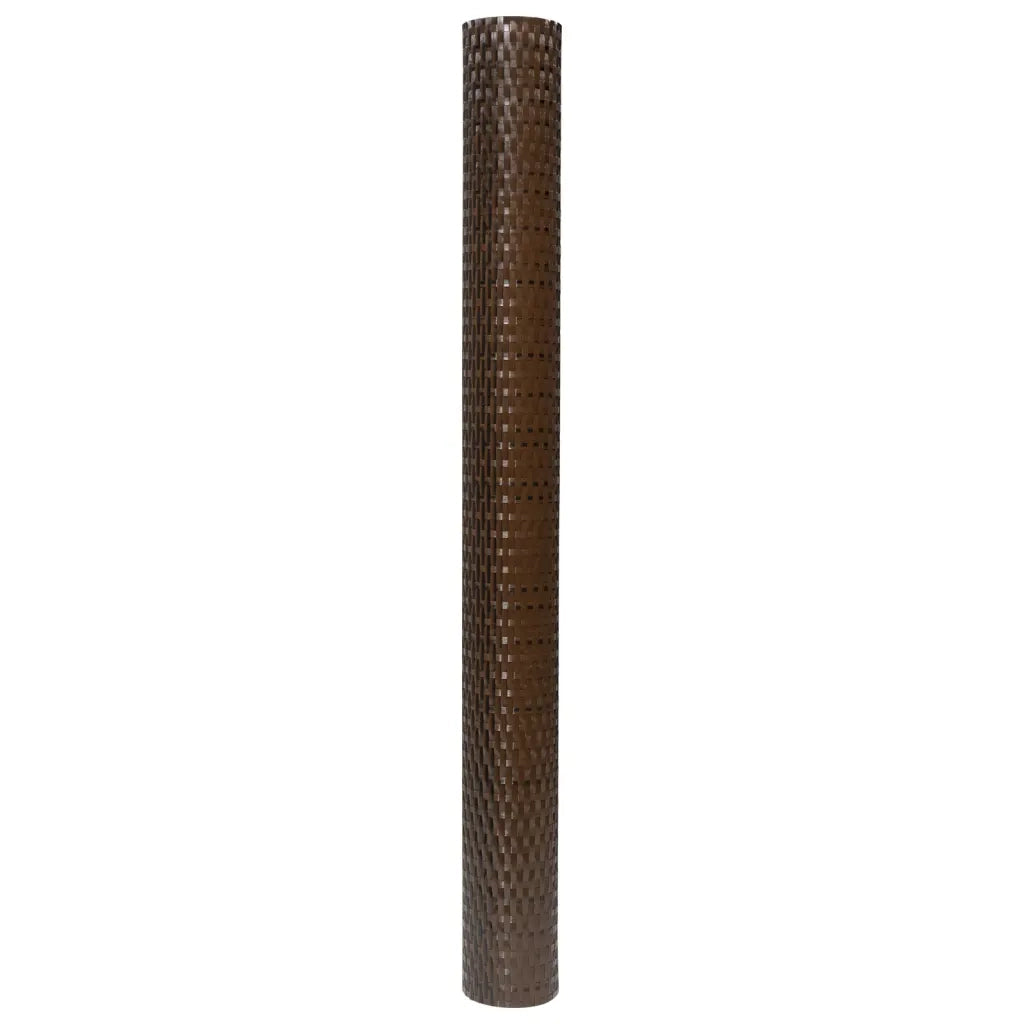 Schermo da balcone | Paravento da Balcone Marrone e Nero 600x90 cm in Polyrattan