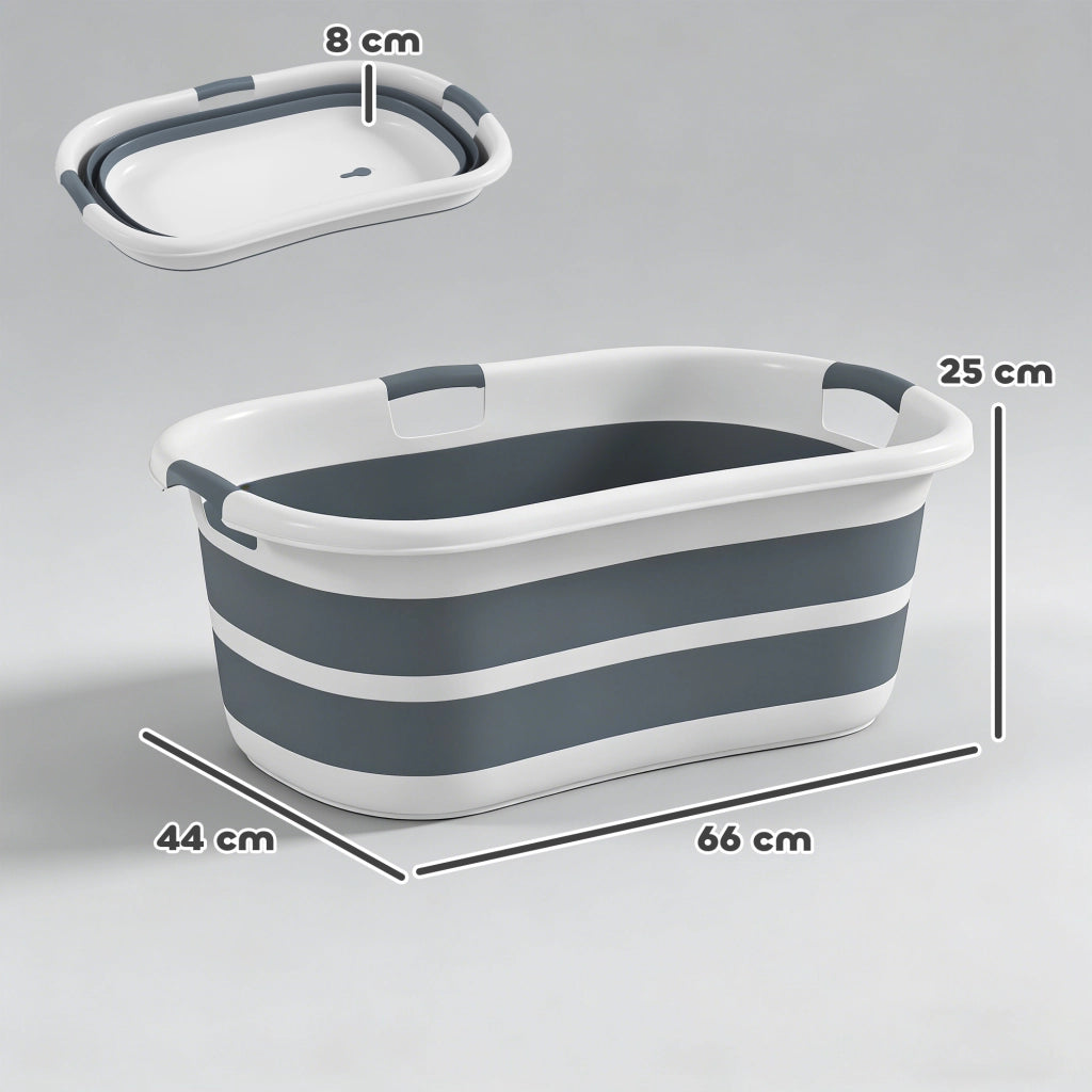 Vasca da Bagno per Cani ¨C Minimal ¨C Grigia, Pieghevole, Portatile
