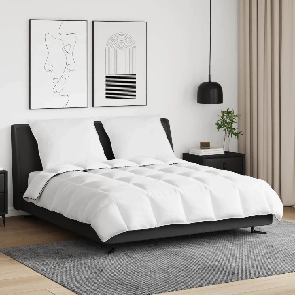 Duvet Invernale con cuscino 3 pcs Bianco Piuma d'anatra 3376910