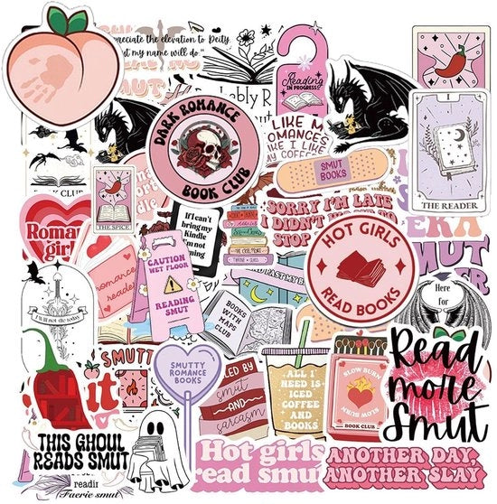 Sticker Cartoonistici 104 Pezzi - Sticker Acqua Resistenti - PVC - Adesivi Autoadesivi - Decorazioni per Borse/Notebook - Sticker Decorativi