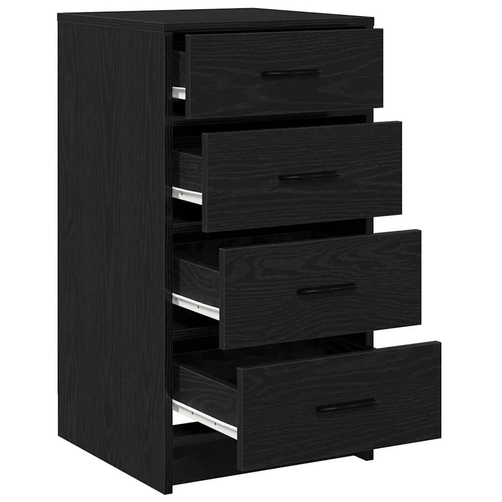 Credenza Rovere nero 40 x 41 x 75 cm Legno multistrato 865056