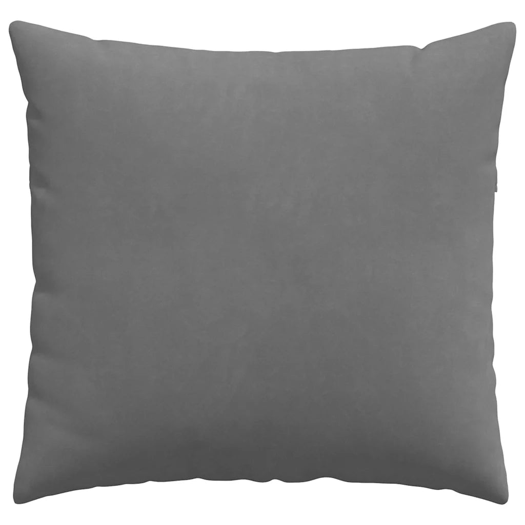 Cuscini da Divano 2 pcs Grigio scuro 45 x 45 cm Tessuto 42013942