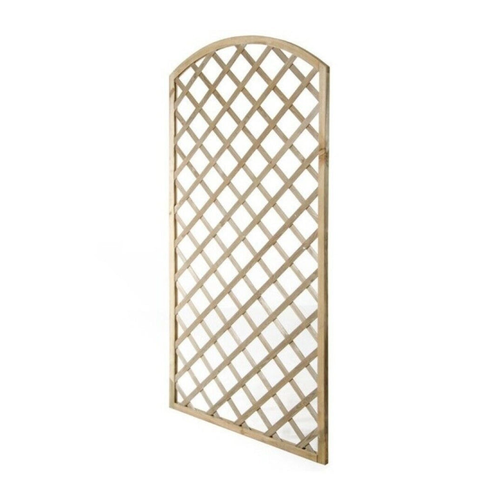 Griglia Legno Rettangolare Giardino Cm 90X180 Staccionata Ad Arco - Biacchi E.