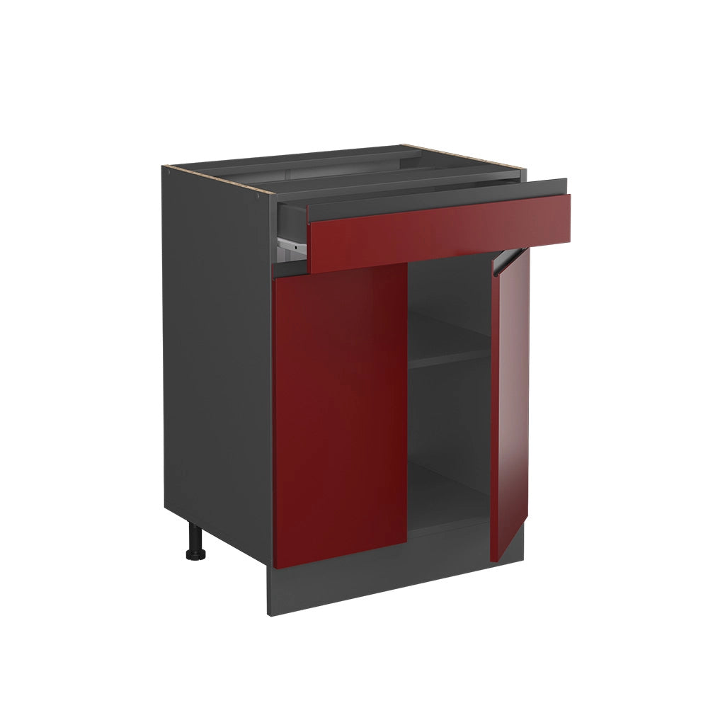 Vicco Base da cucina Rosso 60 cm , AP Antracite