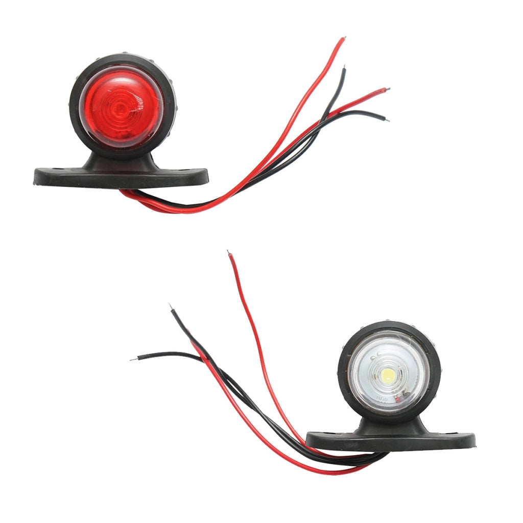 Luci di posizione laterali a LED 24V, rosso-bianco
