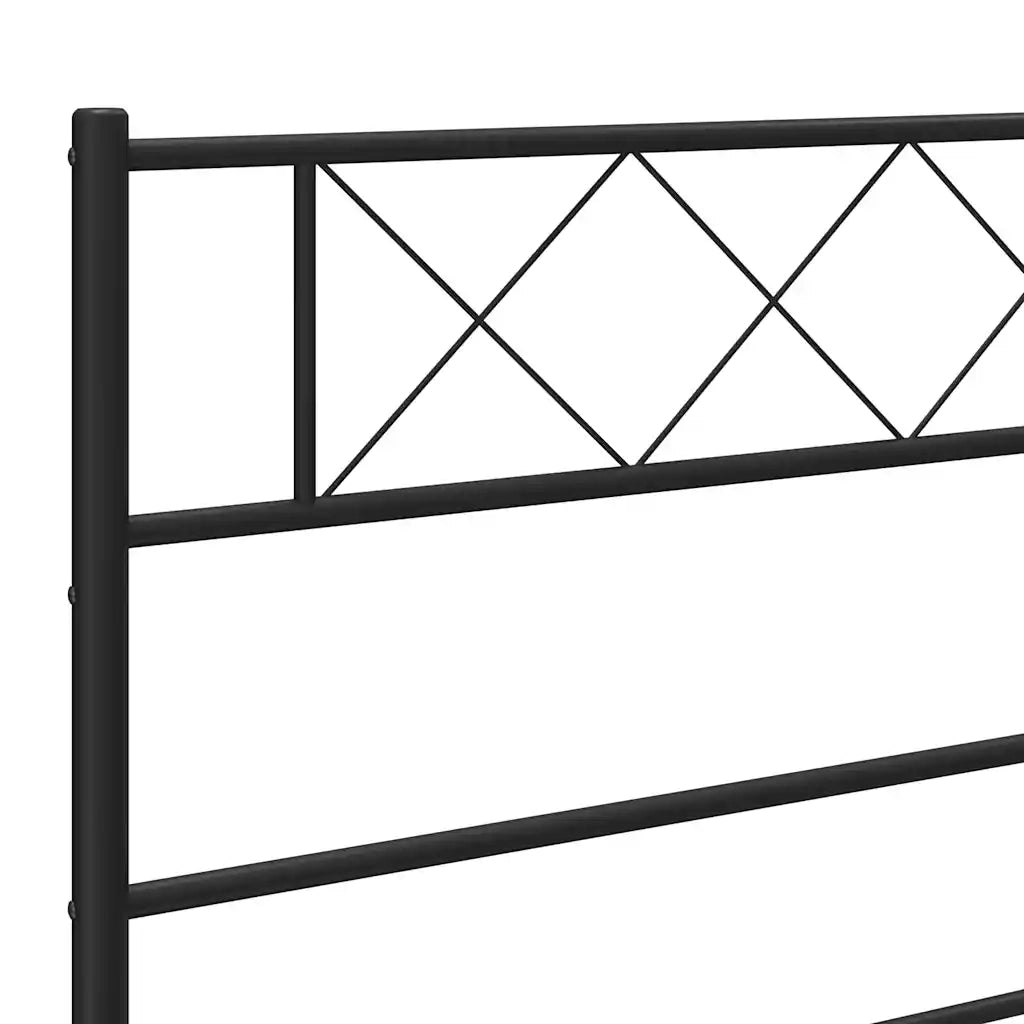 Testiera | Testata di Ricambio in Metallo Nero 150 cm