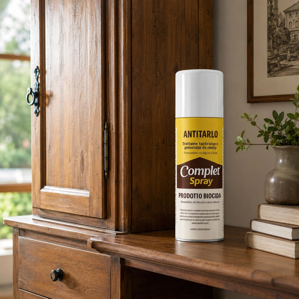 Complet antitarlo spray fungicida per legno inodore e incolore da 200 ml
