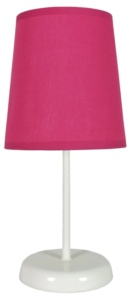 Lampada da tavolo Candellux GALA bianca/rosa 31cm E14