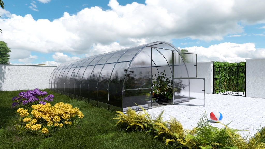 Serra da giardino KLASIKA EASY 3 x 8 m (24 m²), 6 mm con rivestimento in policarbonato