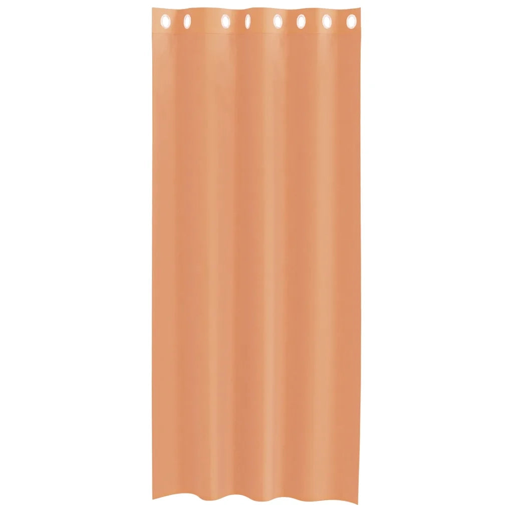 Tende in Voile con Occhielli 2 pz Terracotta 4102139