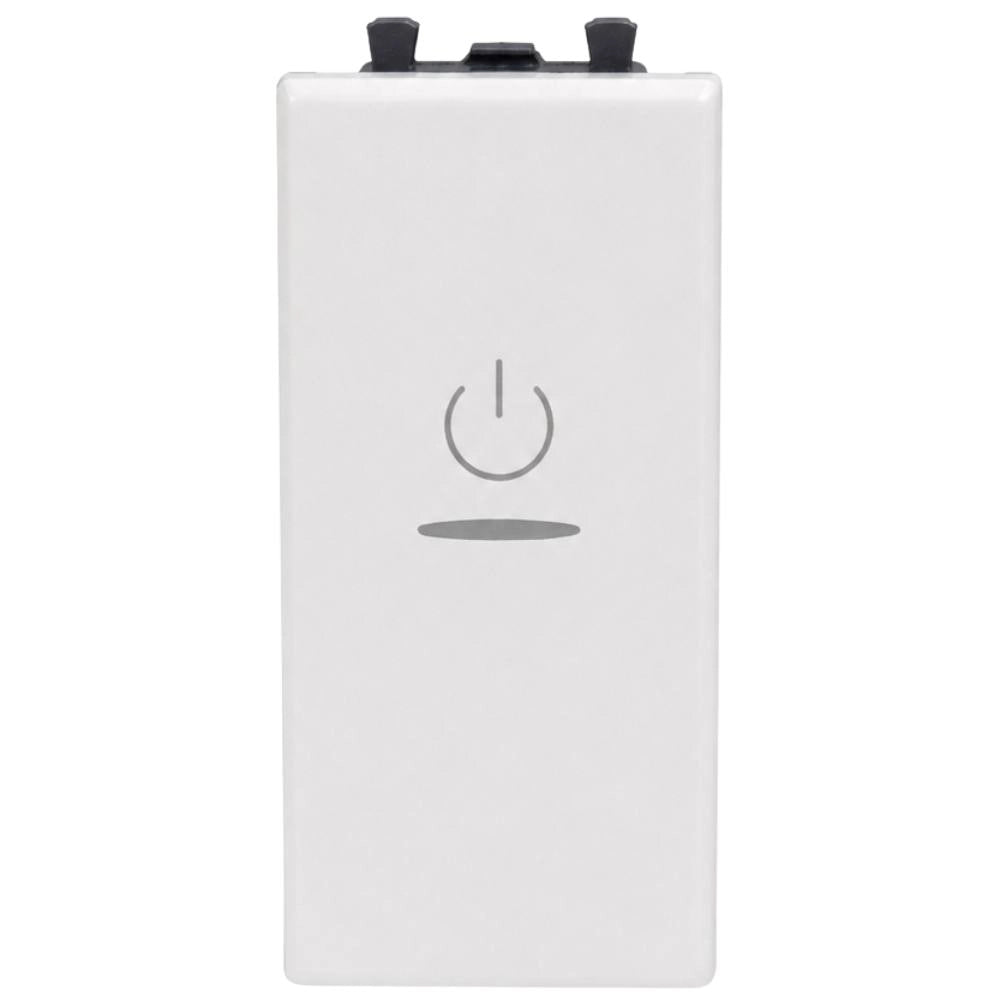 Interruttore bipolare assiale illuminabile 10ax 250v serie s44