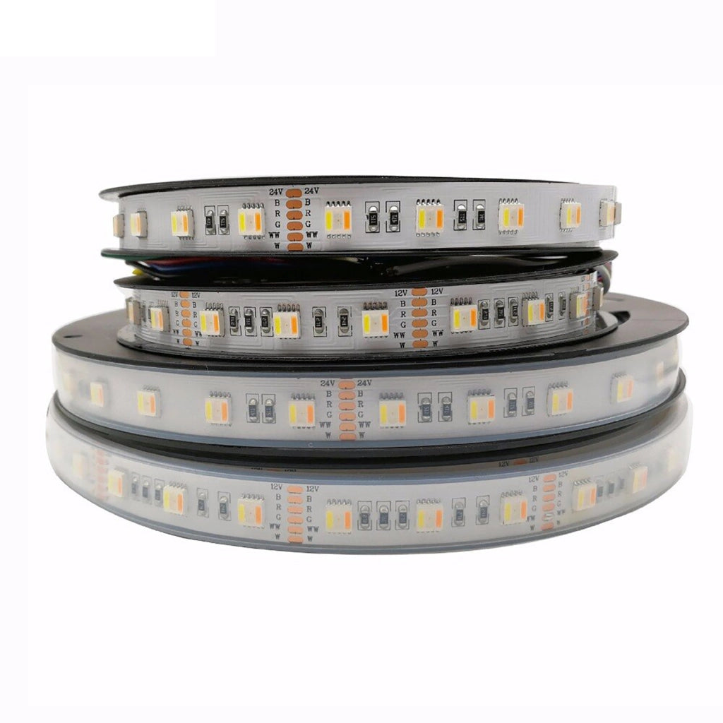 Striscia LED 100W RGB CCT IP67 24V dimmerabile multicolore da 3000K-6000K giardino piscina bagno turco box doccia sauna