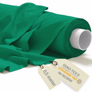Stoffa in Cotone per Metro 0,5mx160cm 145 g/m² - Tessuti per Nafta per Metro - Pelle di Mobili - Canapa, Tela di Zeloso Stoffa - Tessuto per Persiane - Molton, Verde