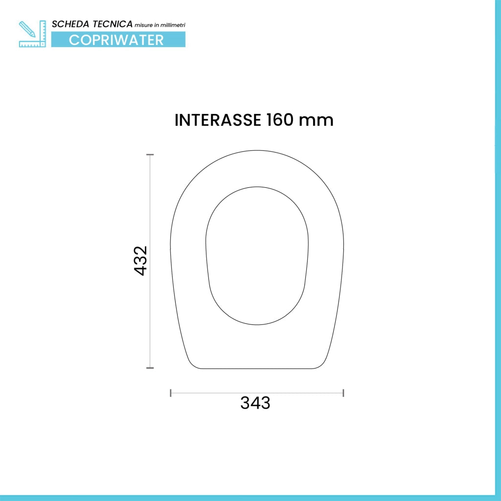 Copriwater Liuto Ideal Standard compatibile in legno bianco