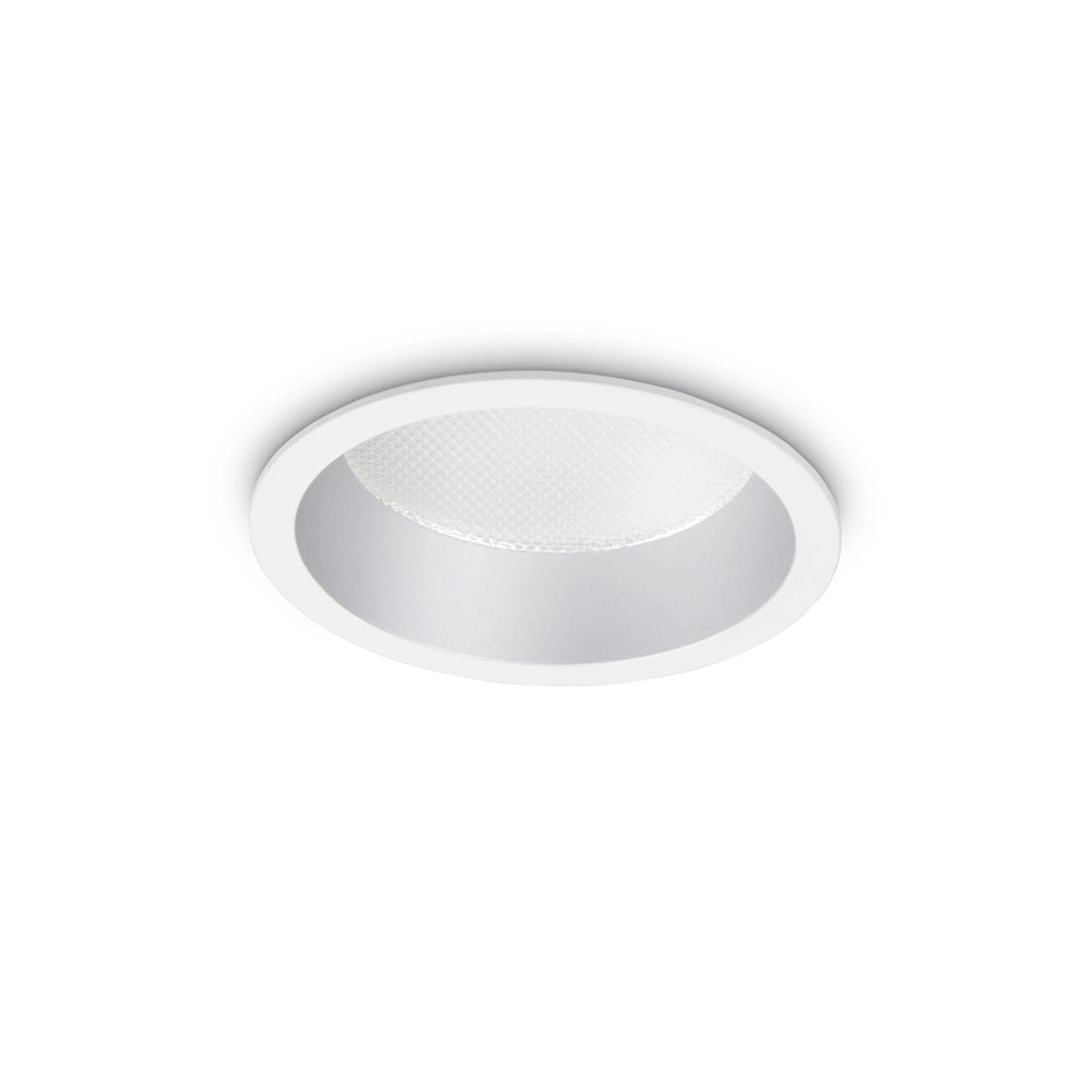 Faretto da incasso Deep Alluminio Bianco Led 10W 3000K Luce Calda