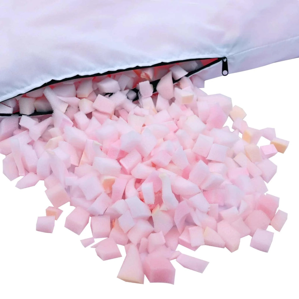 Riempimento in Schiuma Sminuzzata Rosa 106 x 46 x 46 cm