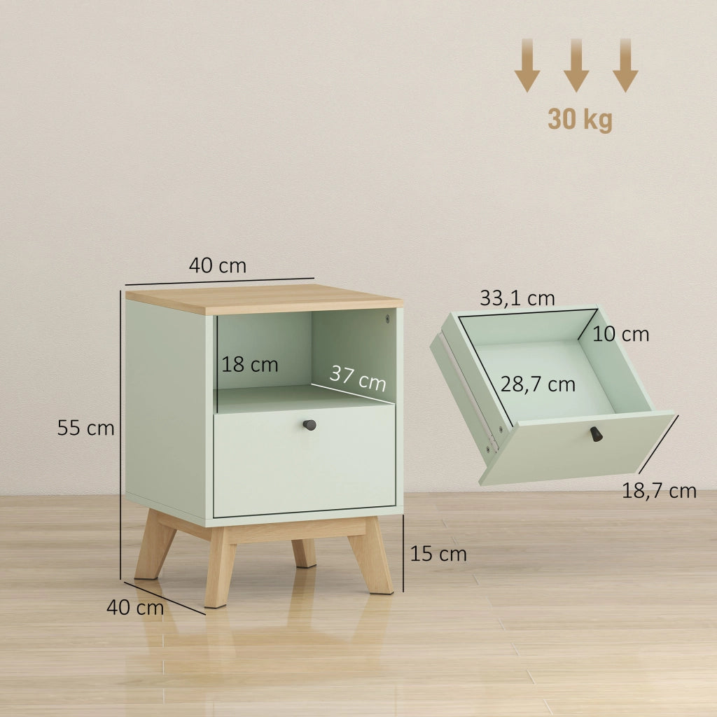 Comodino ¨C Minimal ¨C 40x40x55 cm