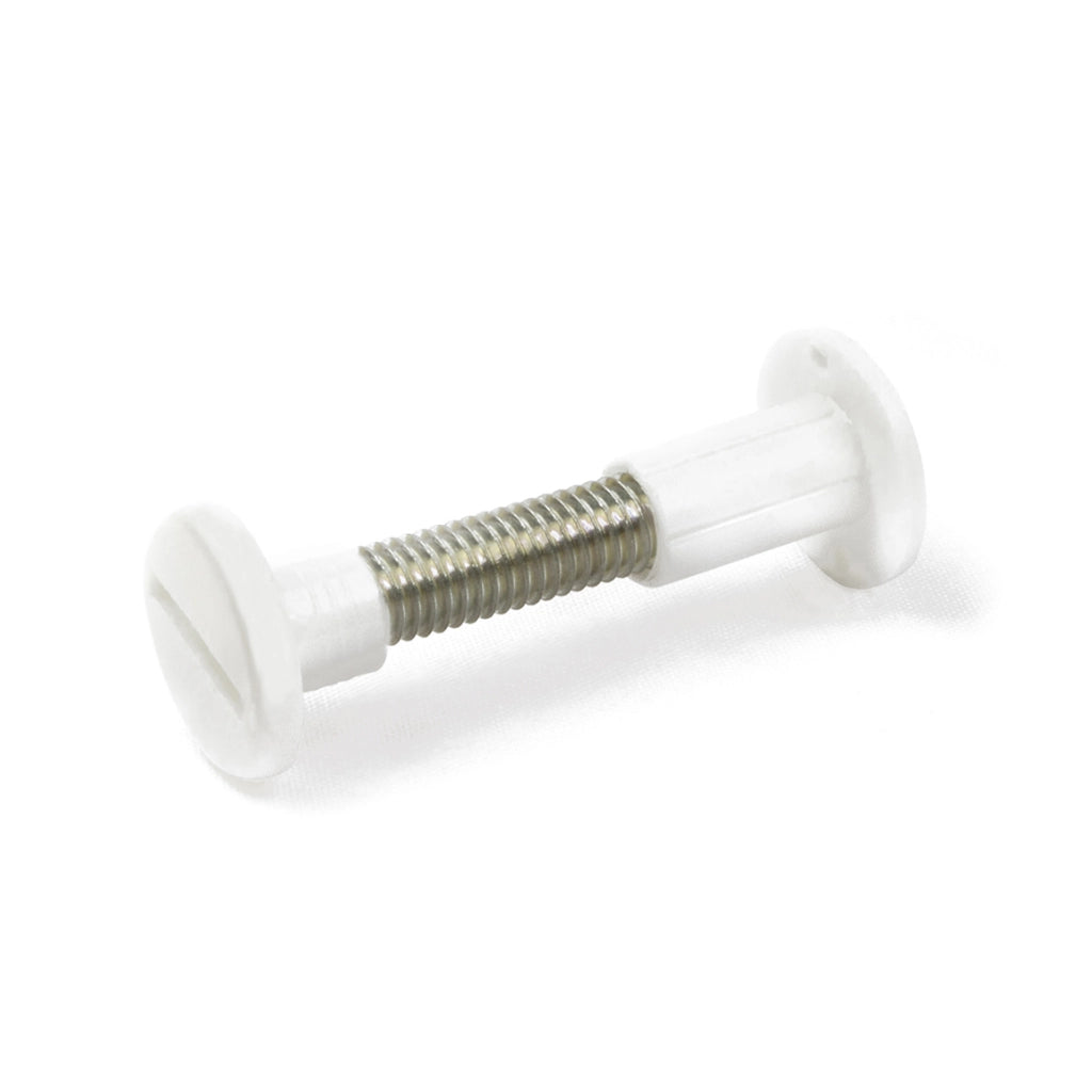 Viti di colegamento in plastica bianca 36 - 42 mm. 4 pz.