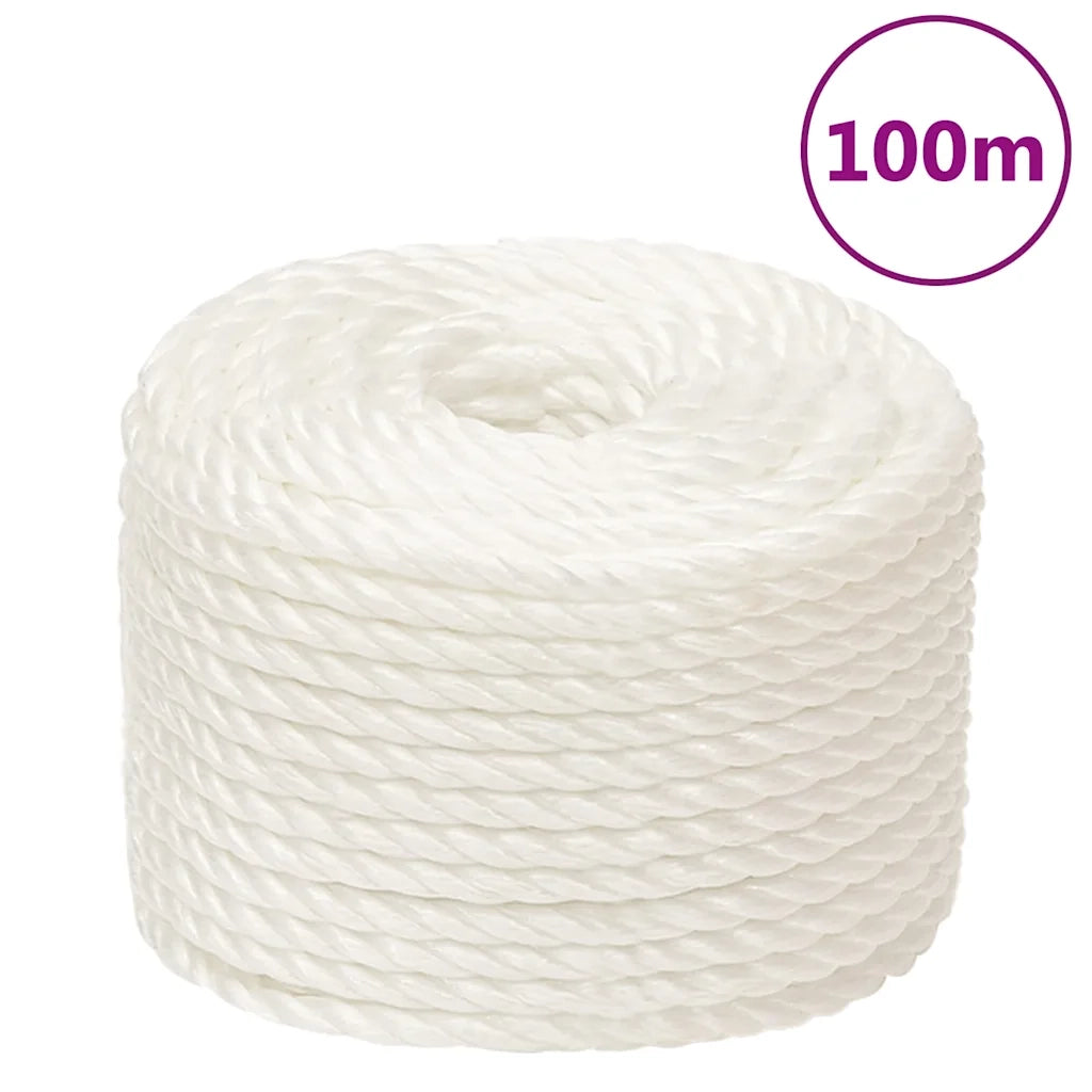 Corda da Lavoro Bianca 10 mm 100 m in Polipropilene 153052