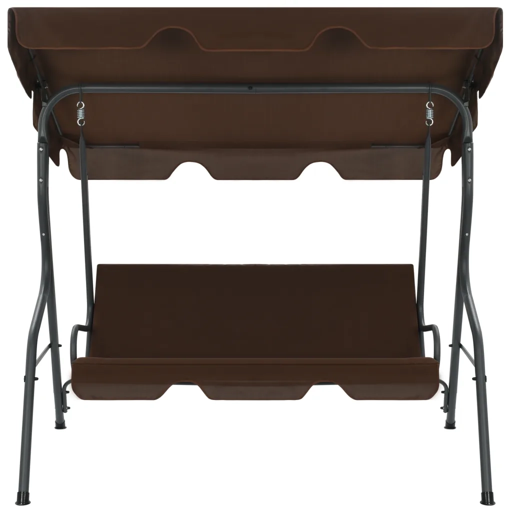 Panchina a Dondolo da Giardino | Panca da Giardino Caff¨¨ 170x110x153 cm