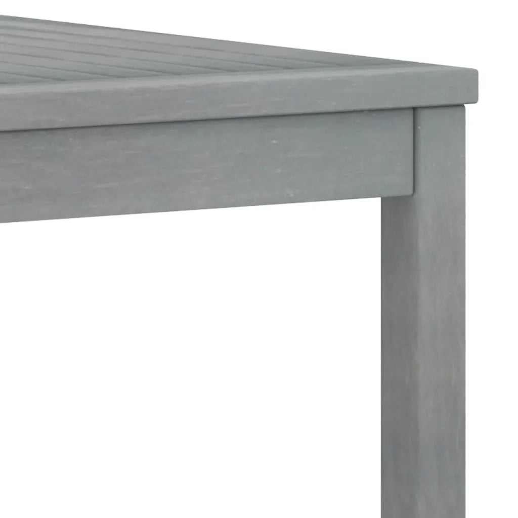 Set Divani da Giardino 5 pz con Cuscini in Legno Acacia Grigio 3057785