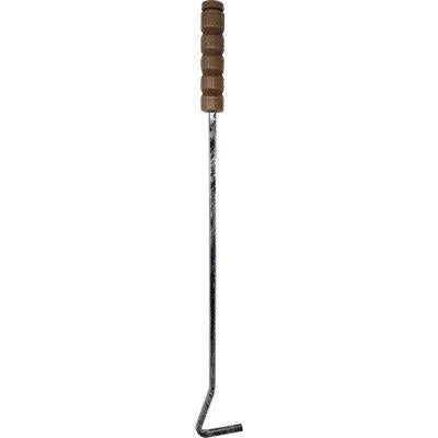 ATTIZZATOIO X CAMINO LUX - FERRO BATTUTO/LEGNO CM 60- 2 pezzi
