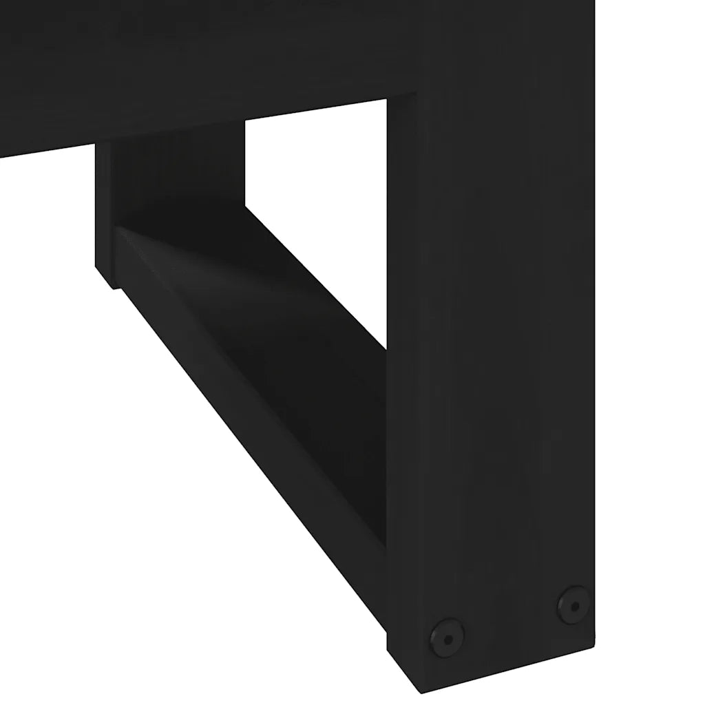 Tavolino-Tavolino da soggiorno-Tavolo NOAIN Gambe a Forma di U 120x60x40cm in Legno Massello